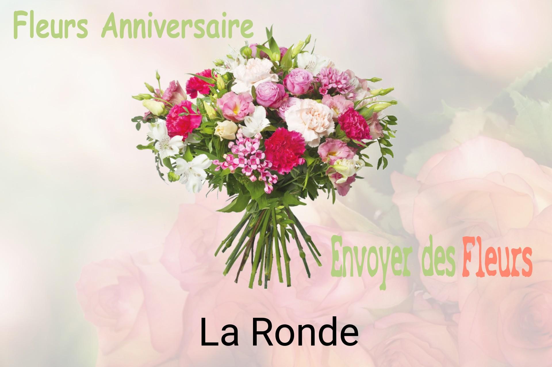 Bouquet de fleurs d’anniversaire livré à La Ronde