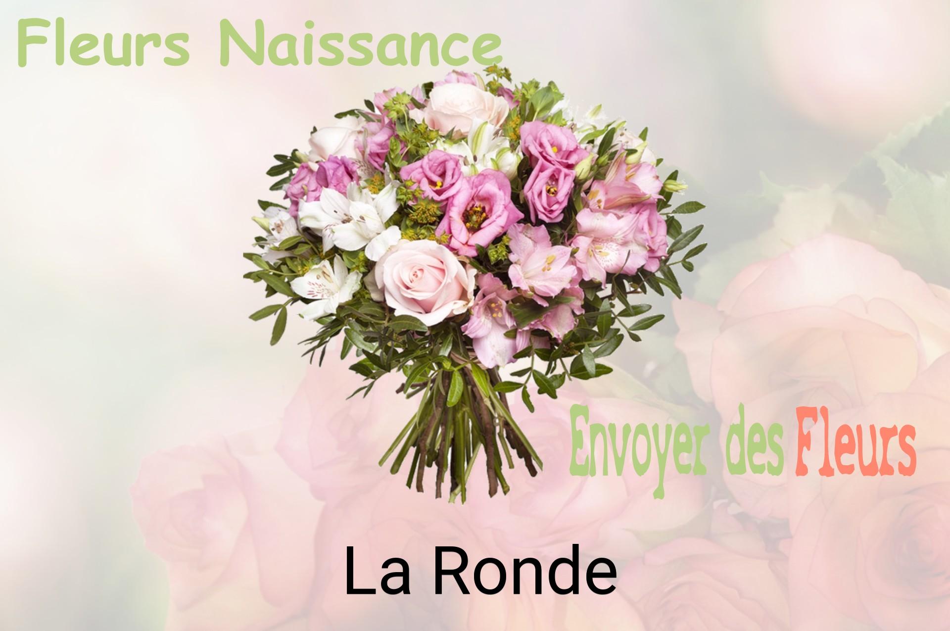 Bouquet de fleurs de naissance livré à La Ronde